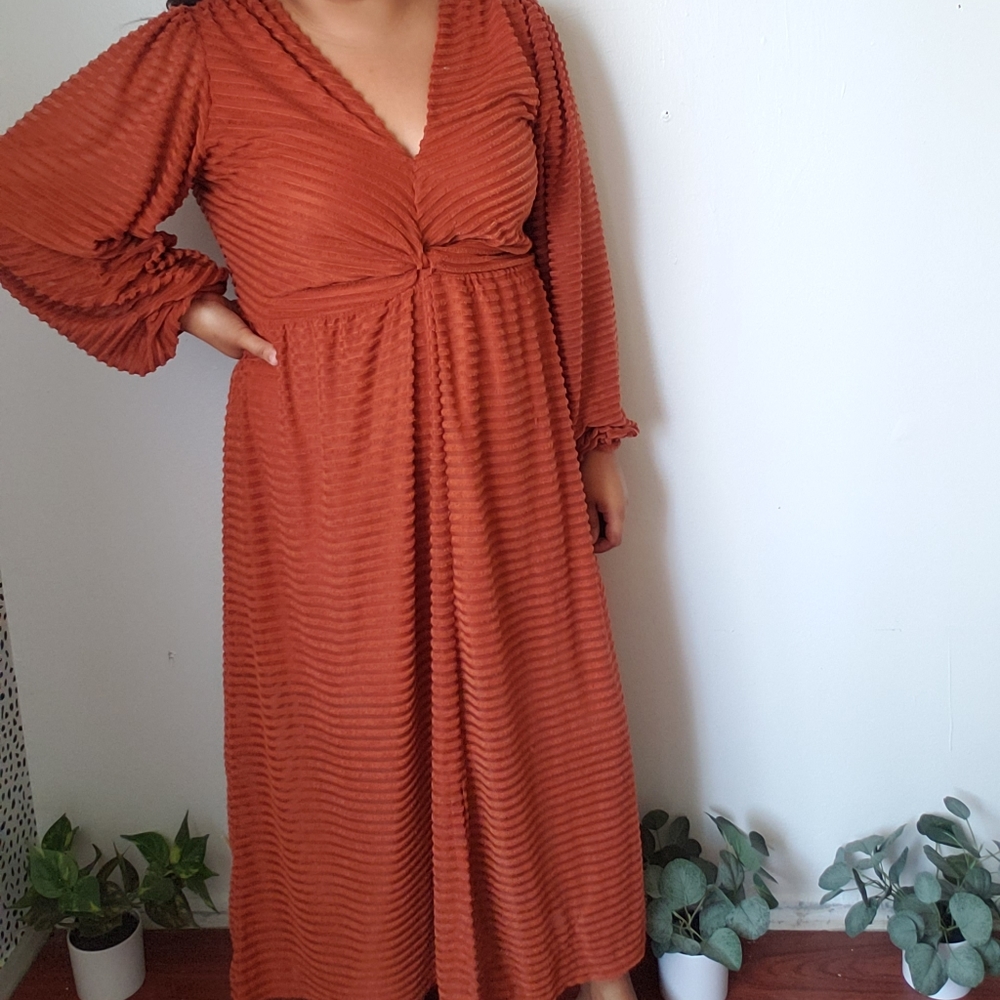 ASOS Design Long Sleeve Maxi Dress